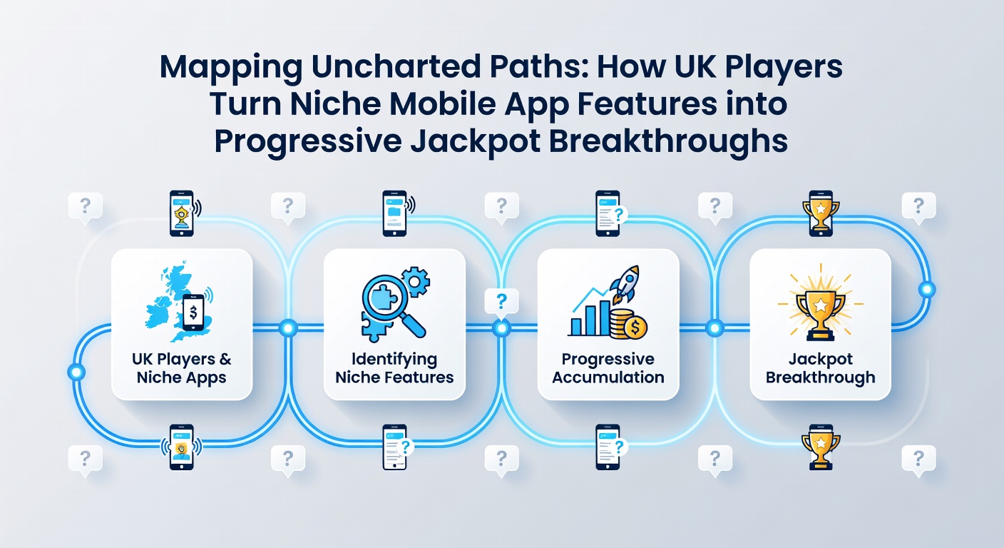 Mobile screen displaying niche features like streak trackers and jackpot alerts used by UK players