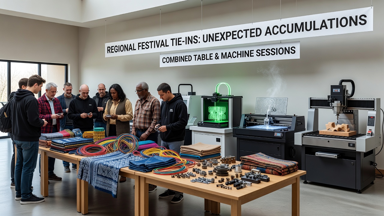 Festival-goers engaging with both table games and slot machines inside an independent venue